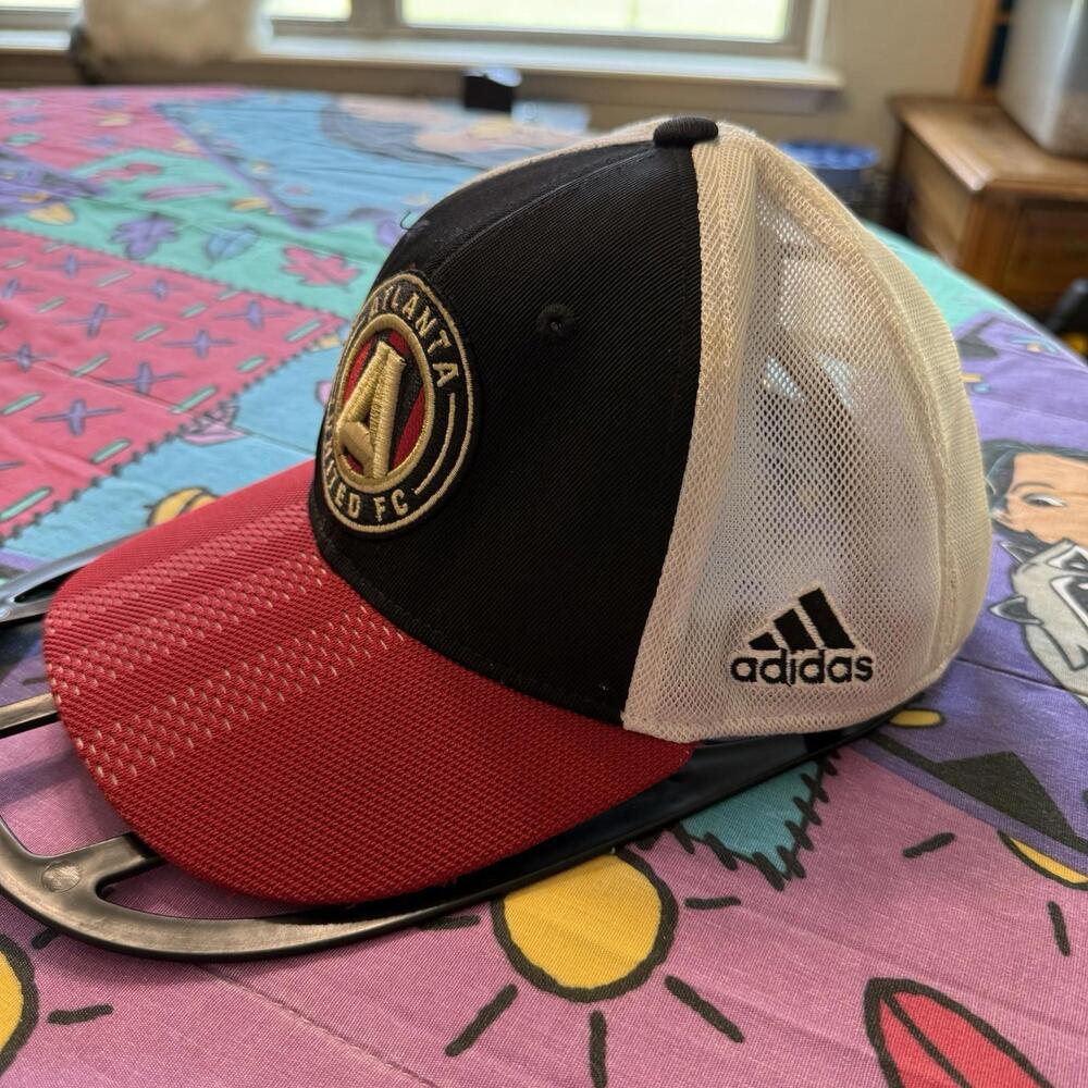 ADIDAS Men's MLS Atlanta United FC Authentic Team Snapback Hat OSFA - Picture 2 of 5